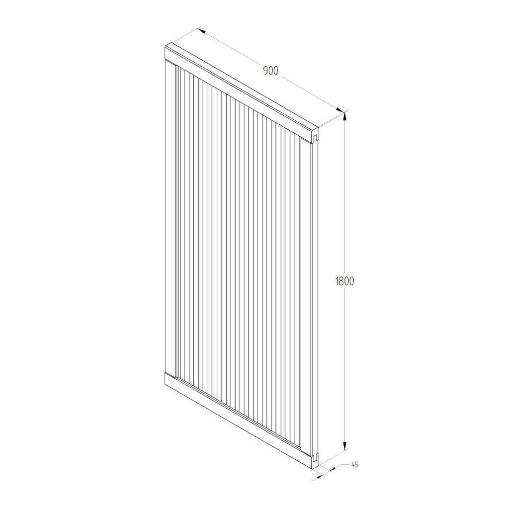 Forest Garden Decibel Gate – 6ft 5013053166543 2